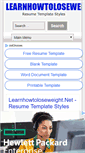 Mobile Screenshot of learnhowtoloseweight.net